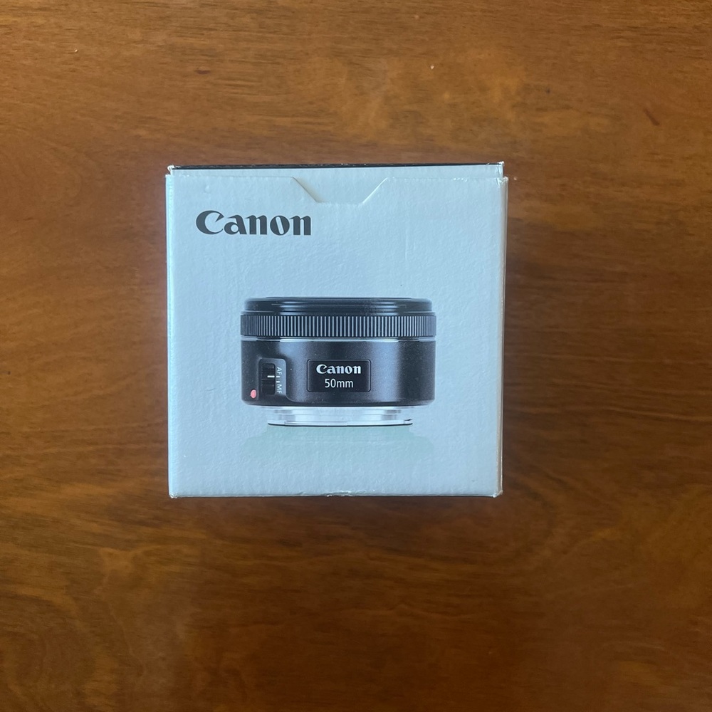 Canon lens EF 50mm f/1.8 STM